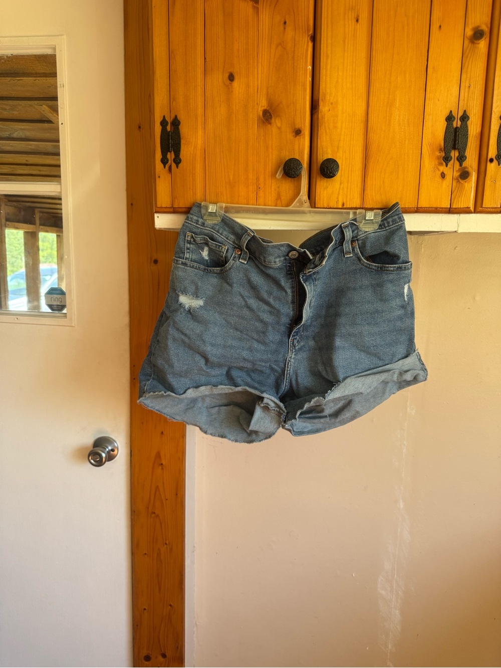 Levi’s High-Waist Blue Denim Women's Shorts